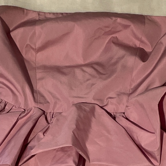 Zara light Pink Strapless Peplum Top Women’s Small - Picture 2 of 5